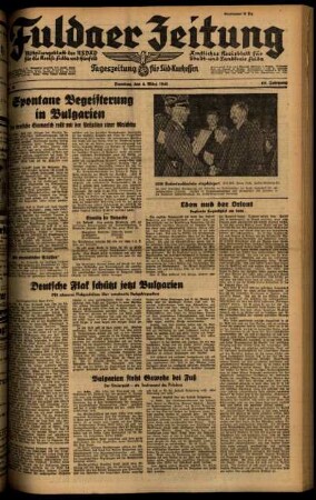 Ausgabe vom Dienstag, den 04. März 1941.