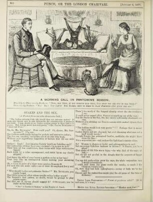 A morning call (in pantomime season)