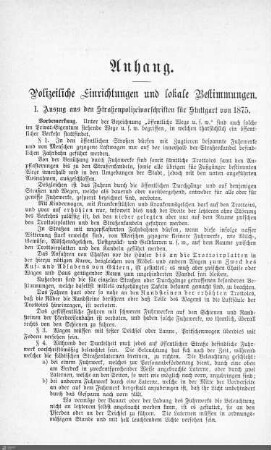 Polizeiliche Bestimmungen