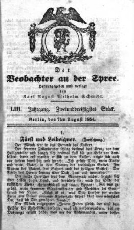 32. Stück, 7. August 1854