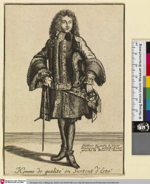 Homme de qualité en Surtout d'Esté