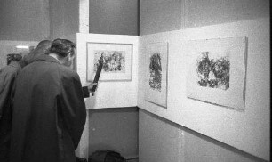 Ausstellung mit Werken von Bernard Schultze und Dieter Krieg im Badischen Kunstverein.