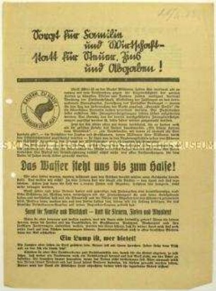 Aufruf des Deutschen Reichsbauern-Komitees zur Reichstagswahl 1933