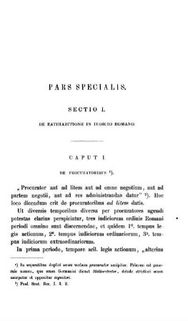 Pars specialis.
