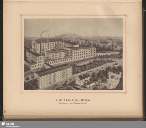 J. G. Schön & Co., Werdau Streichgarn- und Vigognespinnerei