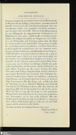Nachwort Zur Ersten Auflage