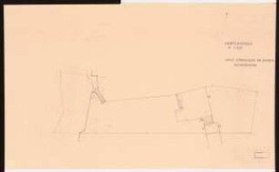 Garten Prof. Dr. Zinser, Nonnenhorn: Lageplan 1:200 (Zeichnung des Architekten)