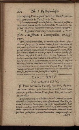 Caput XXIV. De Adverbio.