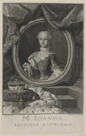 Bildnis der M. Ioanna, Erzherzogin von Österreich