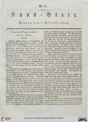 Nr. 11-20 (7. Februar - 10. März 1825)