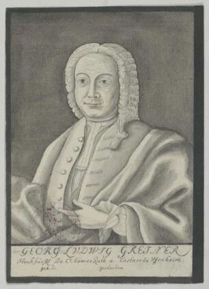 Bildnis des Georg Lvdwig Greiner