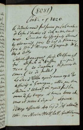 8081-8096, Contin. v. p. 8020 - 1. Dec. 1799...1569