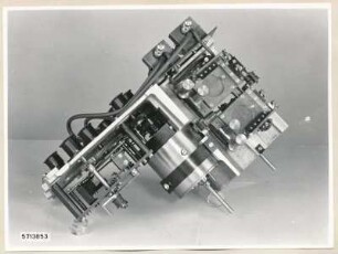 Undulator-Winkel von oben, Foto 1957