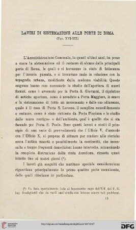 45.1917: Lavori di sistemazione alle porte di Roma