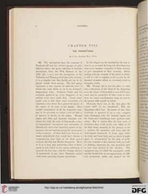 VIII: The Inscriptions