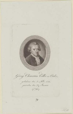 Bildnis des Georg Christian von Oeder