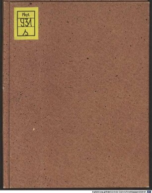 Disputatio philosophica De plantis, ex Aristotele potissimum collecta