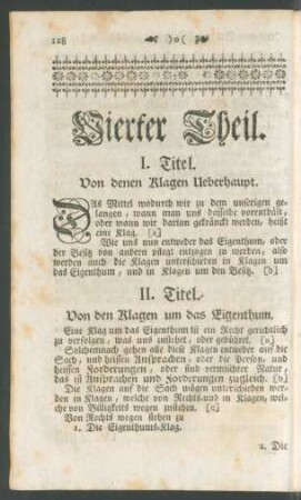 I. Titel - X. Titel