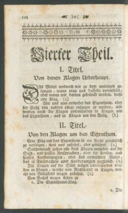 I. Titel - X. Titel