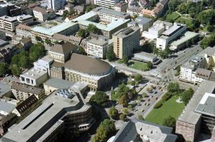 Freiburg: Umbau Stadttheater, von Süden