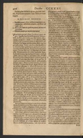Decisio CCXXXI.
