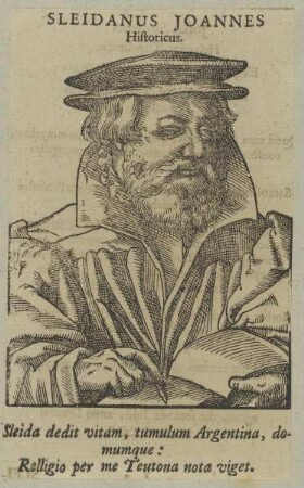 Bildnis des Joannes Sleidanus