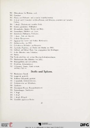 Stoffe und Spitzen (Nr. 783-794)