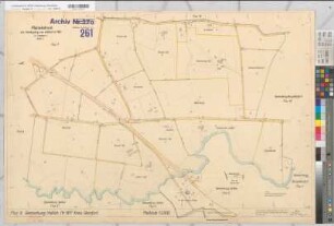 Steinfurt (Burgsteinfurt), Umlegung Hollich, Bl.2 Planabdruck Flur 9