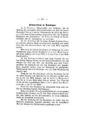 Bodenreform in Norwegen