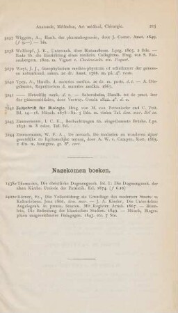 Nagekomen boeken