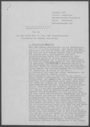 Gerstetten: Pfarrbericht 1959