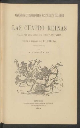 Las cuatro reinas : Viaje por los espacios interplanetarios