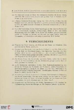9. Verschiedenes (Nr. 462-467)
