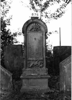 Grabstein 875