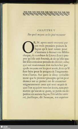 Chapitre V. Par quels moyens on les peut recouurer