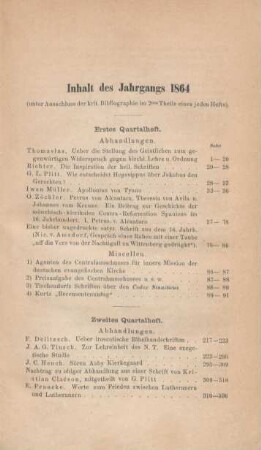 V-VI Inhaltsverzeichnis