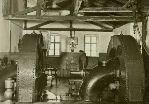 Antonsthal, Schleiferei : Wasserturbine für Holzschleiferei