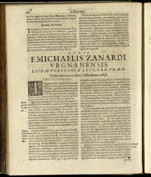 [...] Sacrae Theologiae Lect. Ord. Praed.