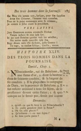 183-192, Histoire XLIV - XLV
