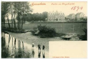 Großenhain. Partie am Bürgerhospital