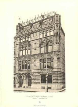 Tafel 67. Villa Forster. Louisenstrasse, Offenbach a. M. Architekt: J. Forster
