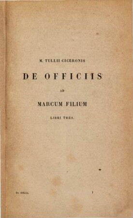 De officiis : Ad Marcum filium