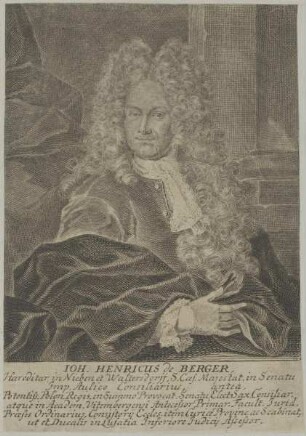 Bildnis des Ioh. Henricus Berger