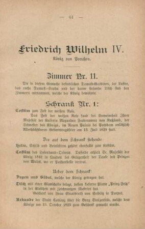 Friedrich Wilhelm IV. König von Preußen