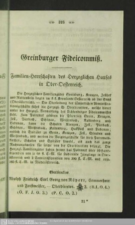Greinburger Fideicommiß