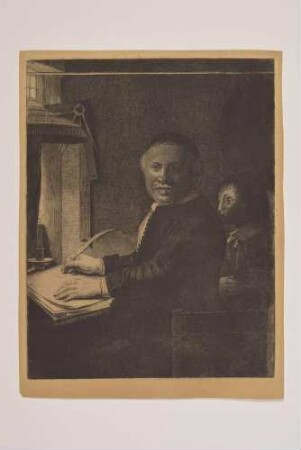 Bildnis Coppenol, Lieven Willems (1598-1662), Kalligraph, Schreibmeister in Amsterdam