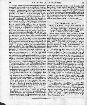 Lenz, H. O.: Naturgeschichte der Säugethiere. Nach Cuviers Systeme bearbeitet. Gotha: Becker 1831