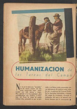 Humanización de las Tareas del Campo