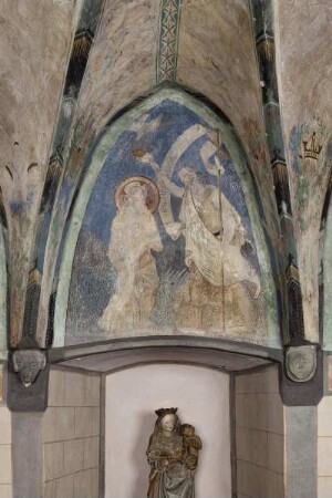 Szenen des Neuen Testaments, Heilige und Ritter — Taufe Christi im Jordan