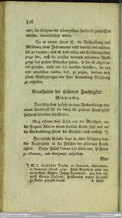 Krankheiten der gläsernen Feuchtigkeit: Glaucoma